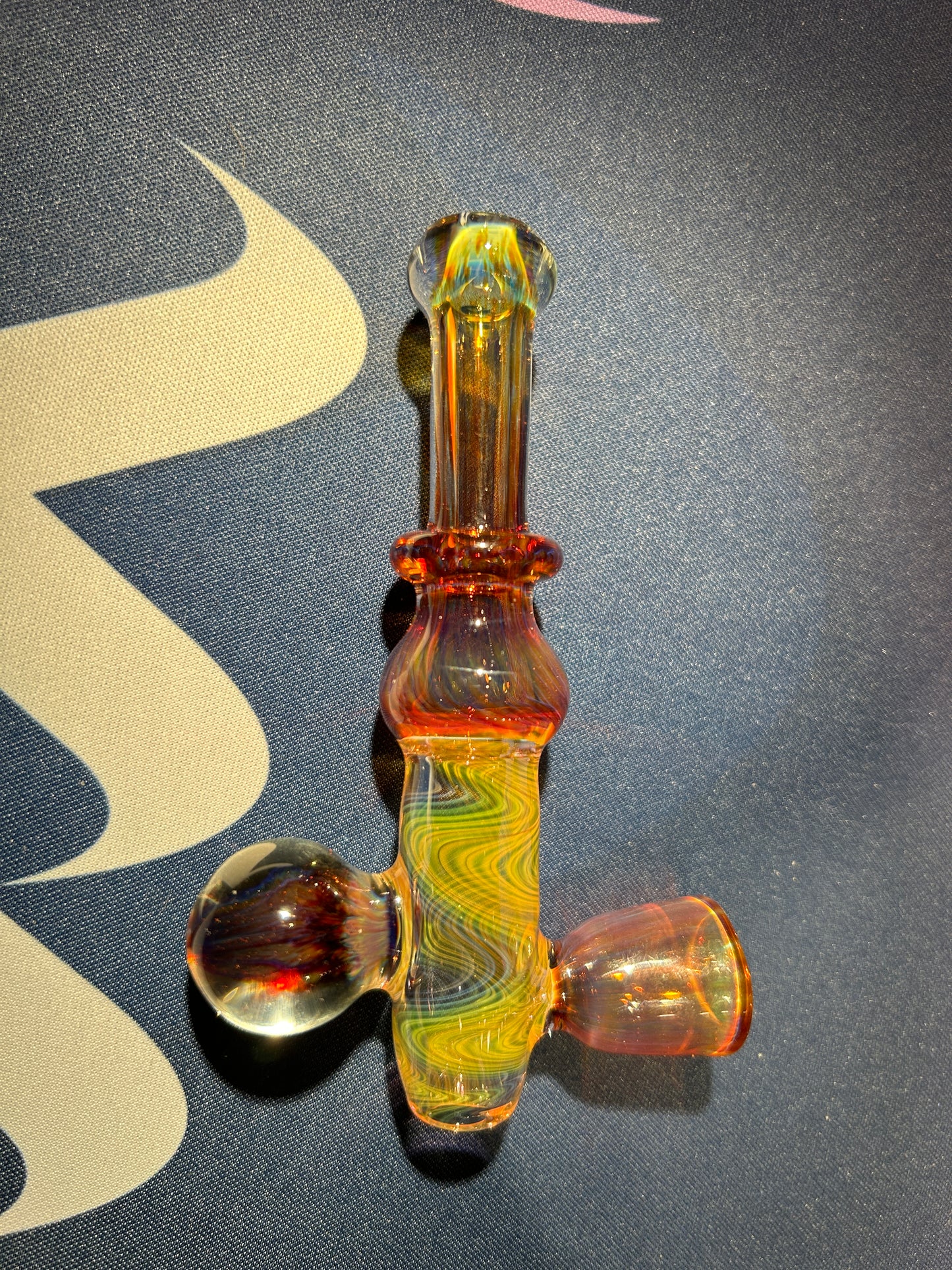 GoodHome Glass Peace Pipe 3 Section