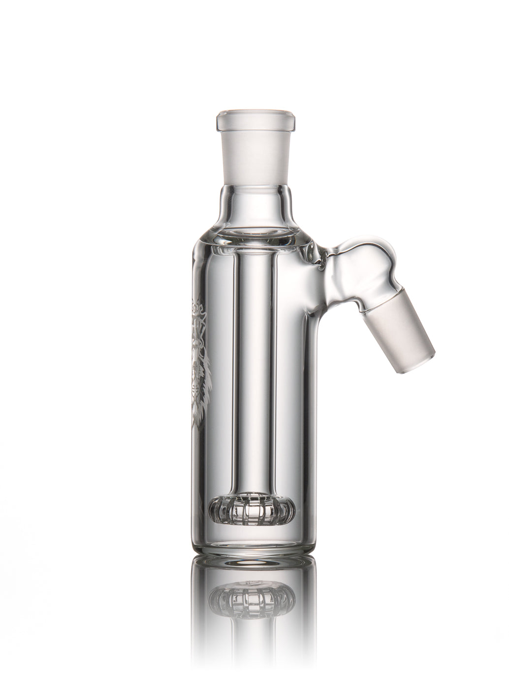 Manifest Glassworks 19mm 45° Cirq Ash Catcher with Sandblasted MGW Logo