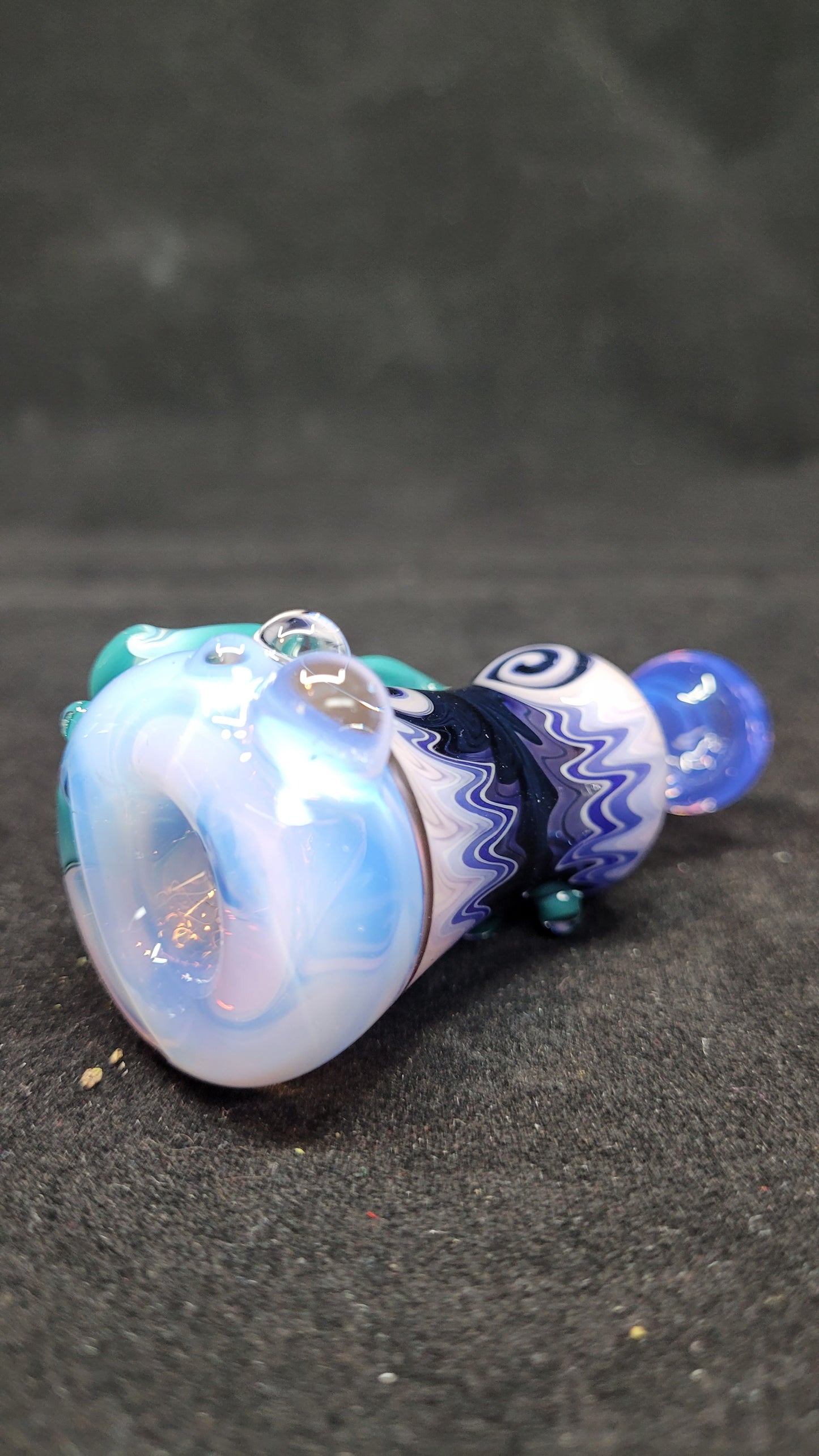 Chillums w/ WigWag, Leaf & Opal by Blossom Glass
