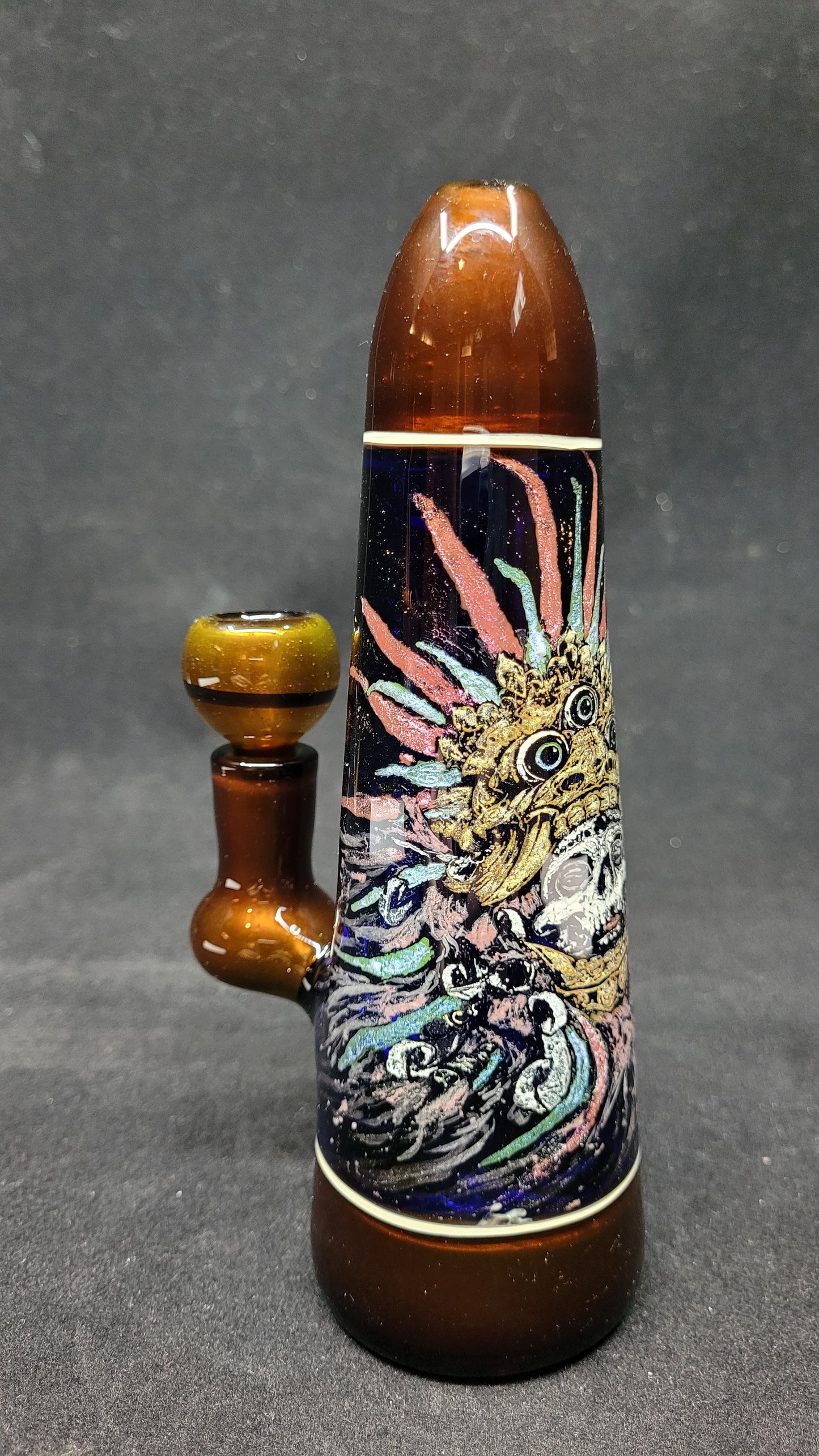 10mm Mayan Skull 8" Mini Tube by Berzerker