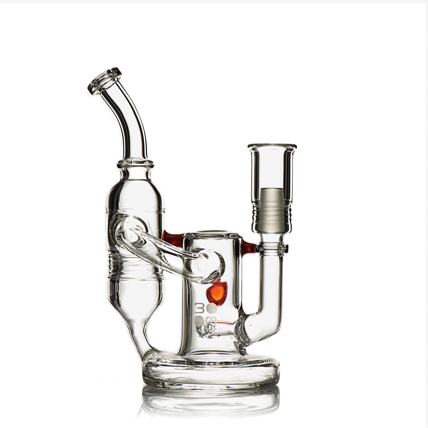 Boom Felazi Mini Oil Recycler with Red Elvis Accents
