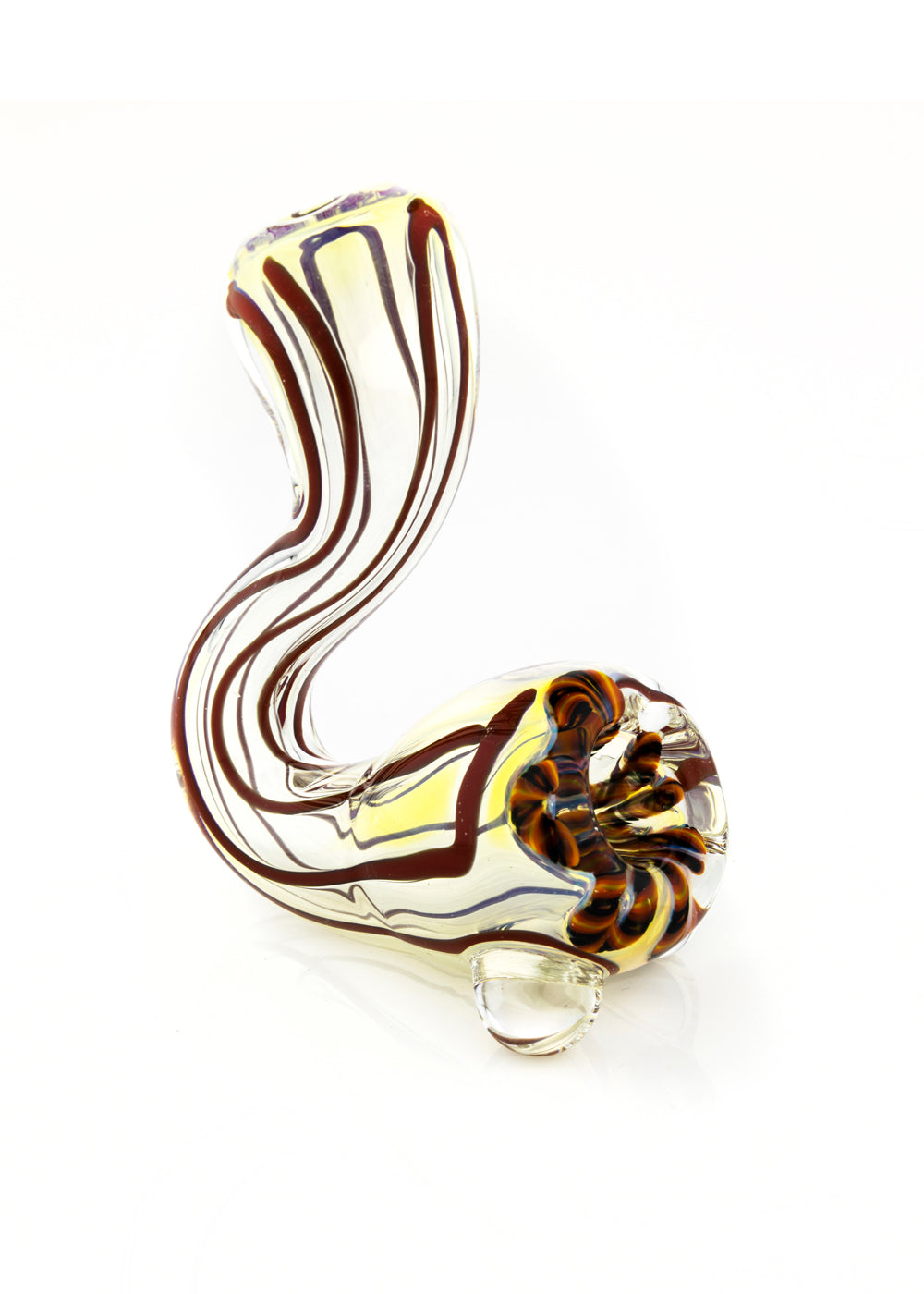 Inside Out Stand-Up Sherlock in Fire Cane and Red Stringer by Matt and Laura