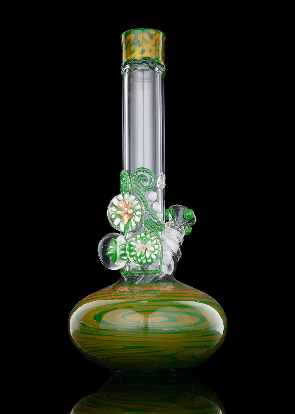 HVY Mini 38mm 10" Grass Green Coil Color Bubble with 3 MarbleTube