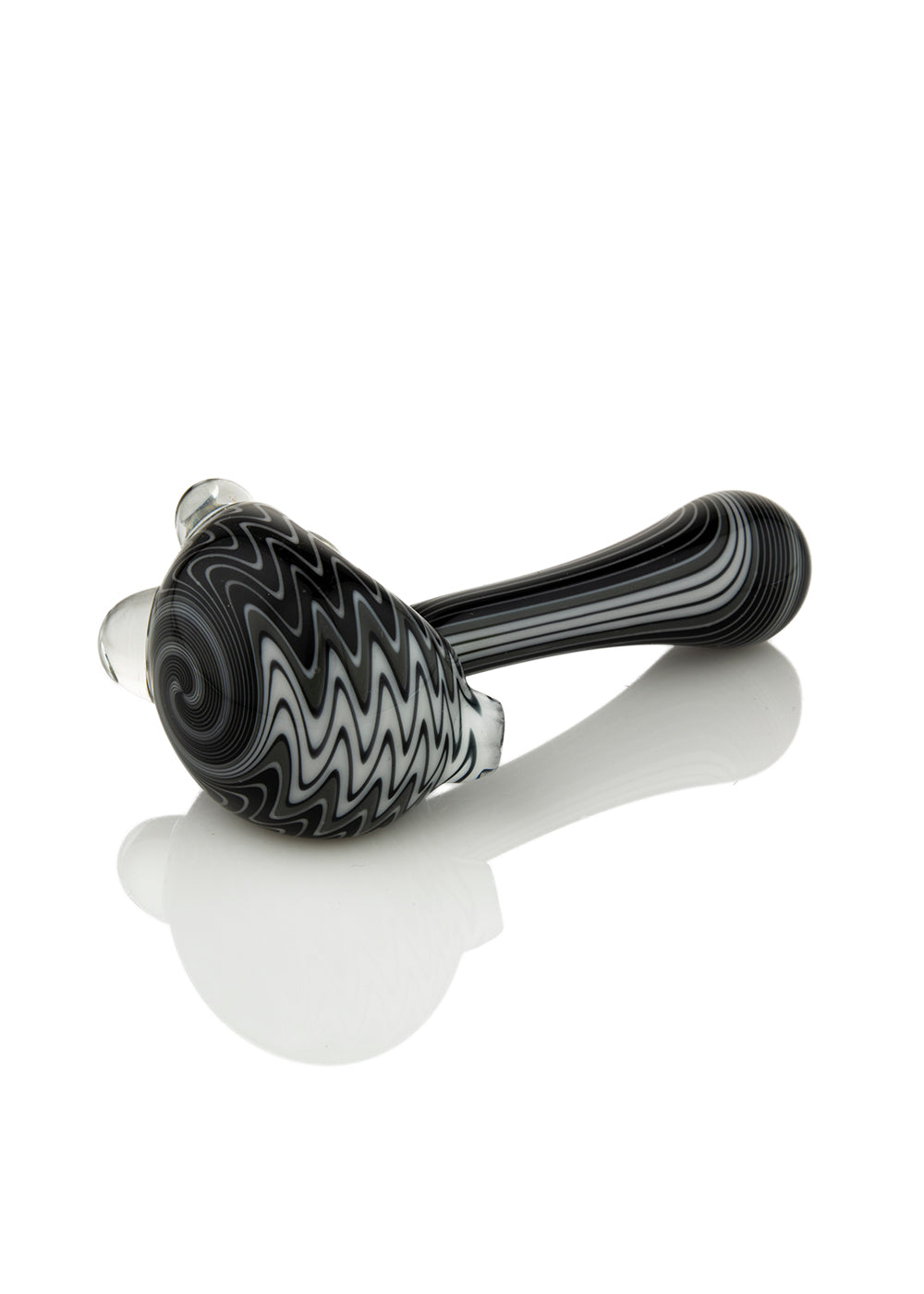 Black and White Line Work Spoon by Sand