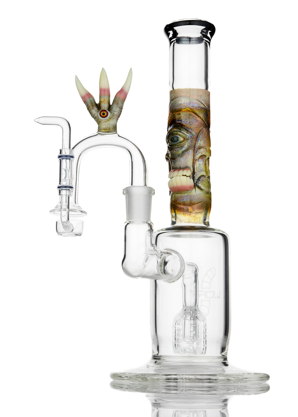 Creature Feature Oil Can with Custom Puddle Funnel Vapor Tube Collaboration by Salt and Worm