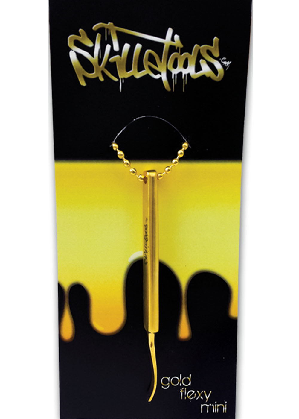 Skilletools Gold Flexy Mini Key Chain Dabber
