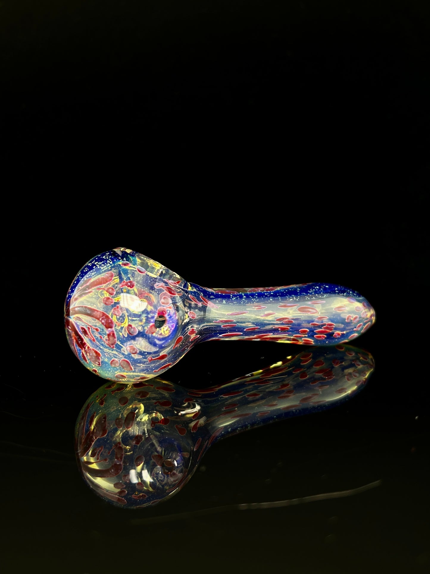 Fumed Inside Out Spoon With Dichro