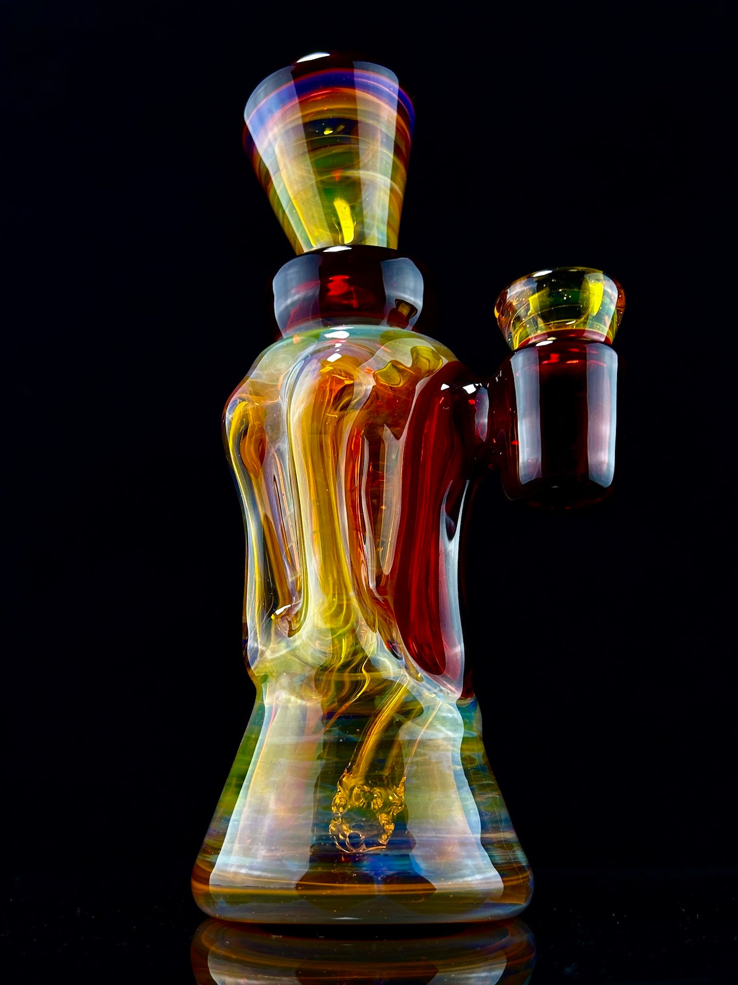 Rycrafted Quad Uptake Recycler in NorthStar NS9 and Pomegranate in 14MM