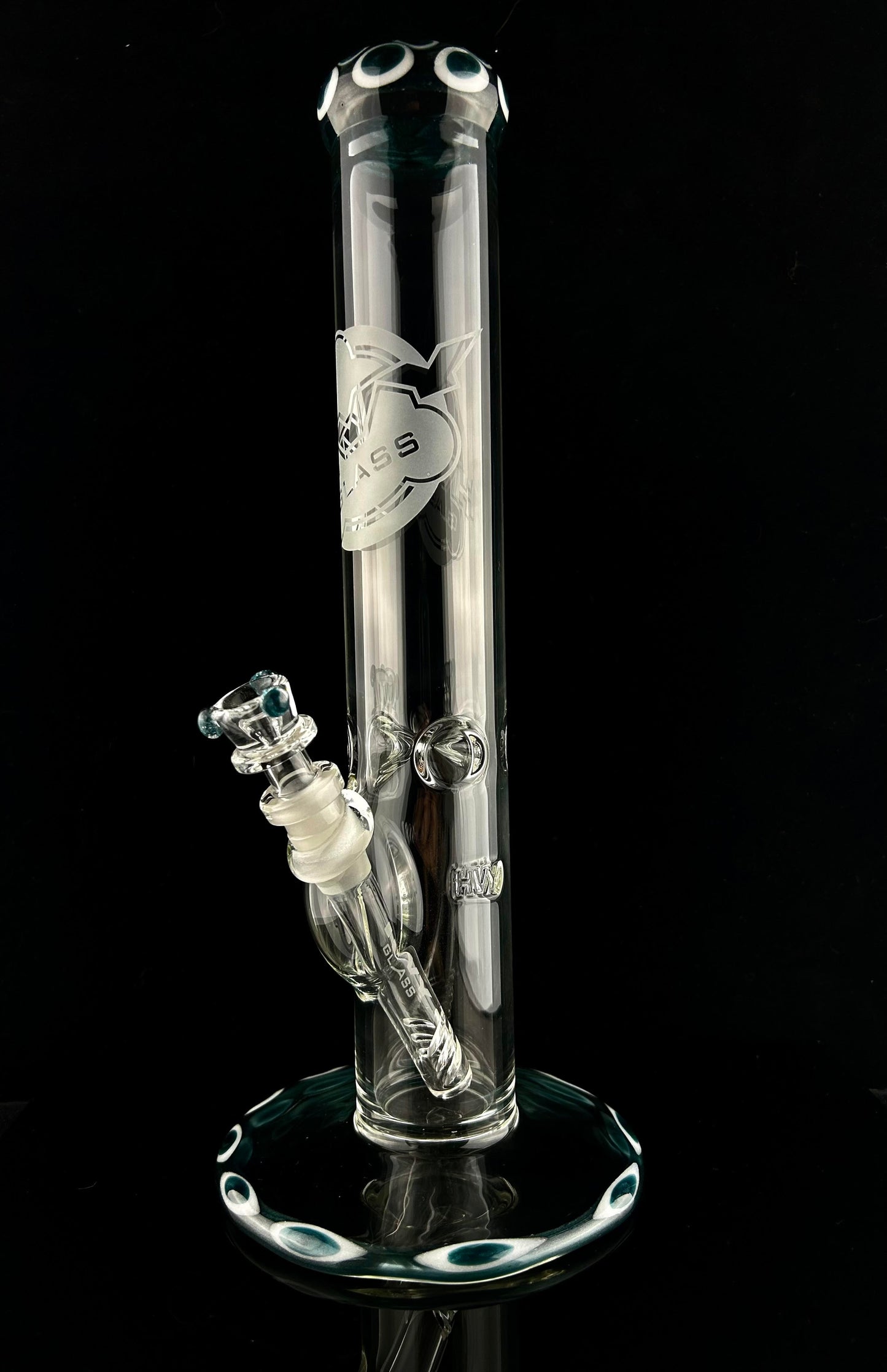 Hvy 12" 50mm straight with dotstack mouthpiece and foot