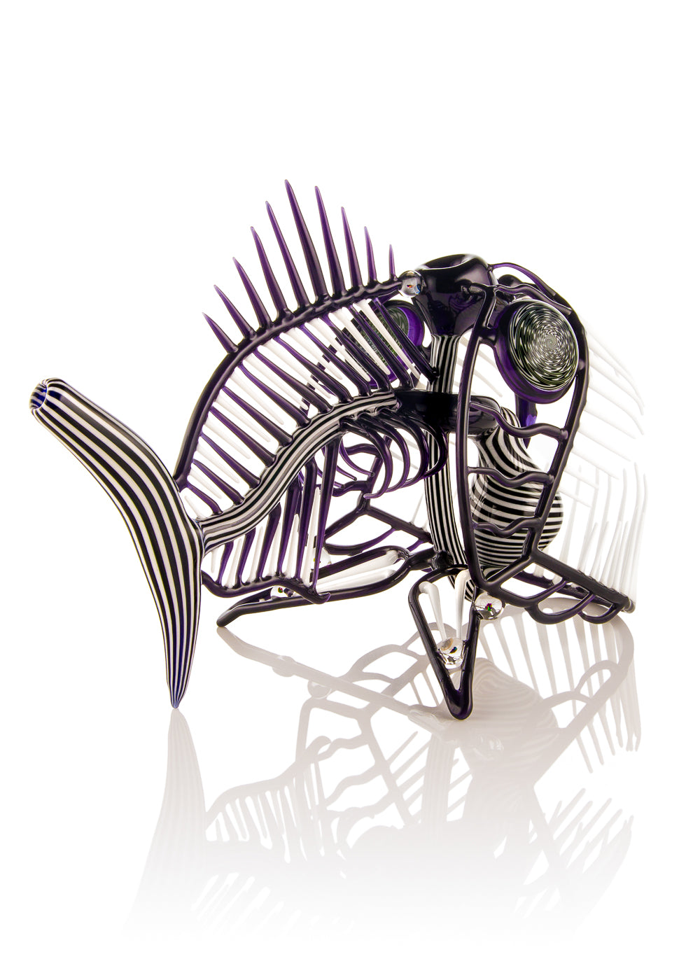 Black and White Angler Fish (Champs Flame-Off 1st Place Winner 2010) by Buck Glass
