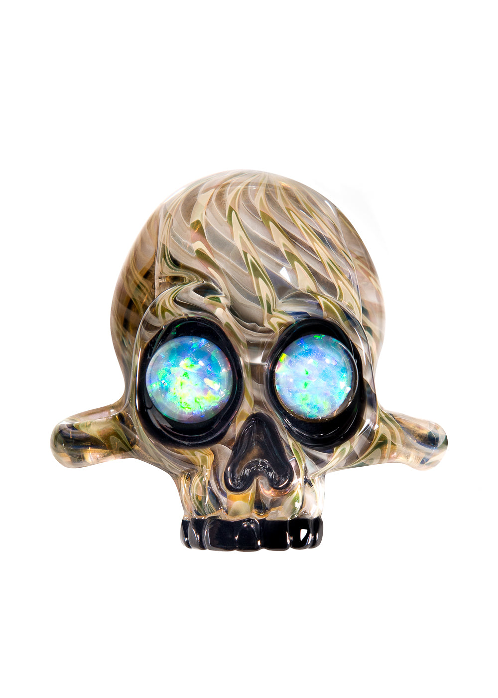 Raked Collaboration Skull Pendant by AKM and JD Mapelsden