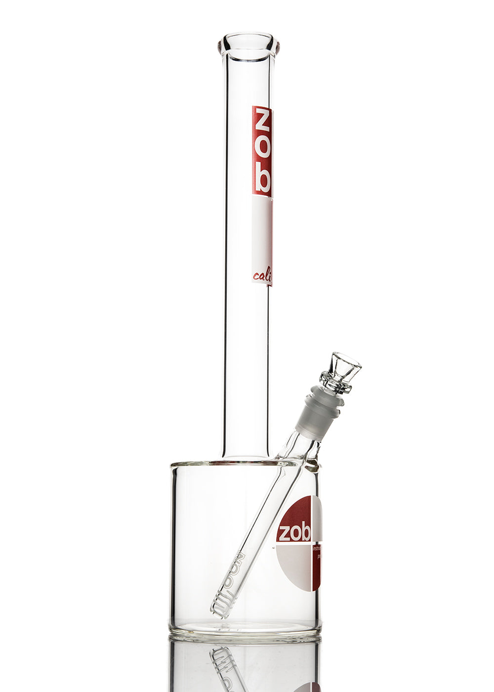 ZOB 18 Inch Tube with 110 MM Chamber and 38mm Mouthpiece with Red and White Vertical Rectangle and Cirle Logo