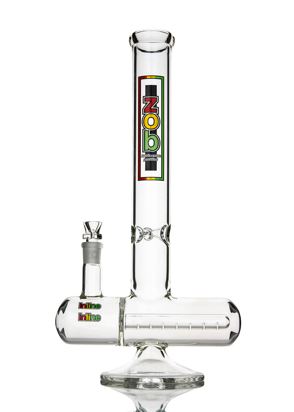 ZOB 14 Inch Inline with Rasta Verticle Rectangle Logo Tube