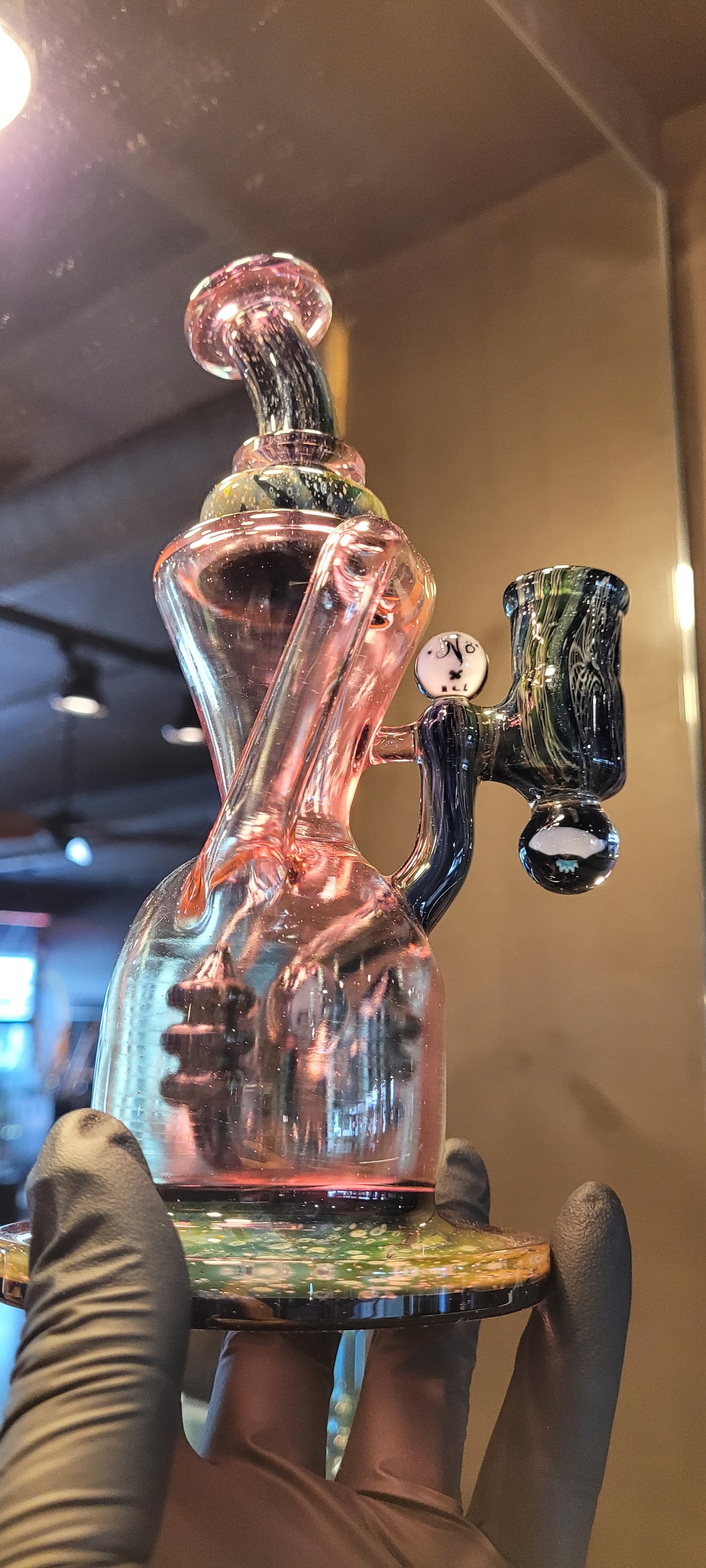 Serum Flux Satellite Vapor Bubbler Collaboration by Ill Glass and Nathan (N8) Miers