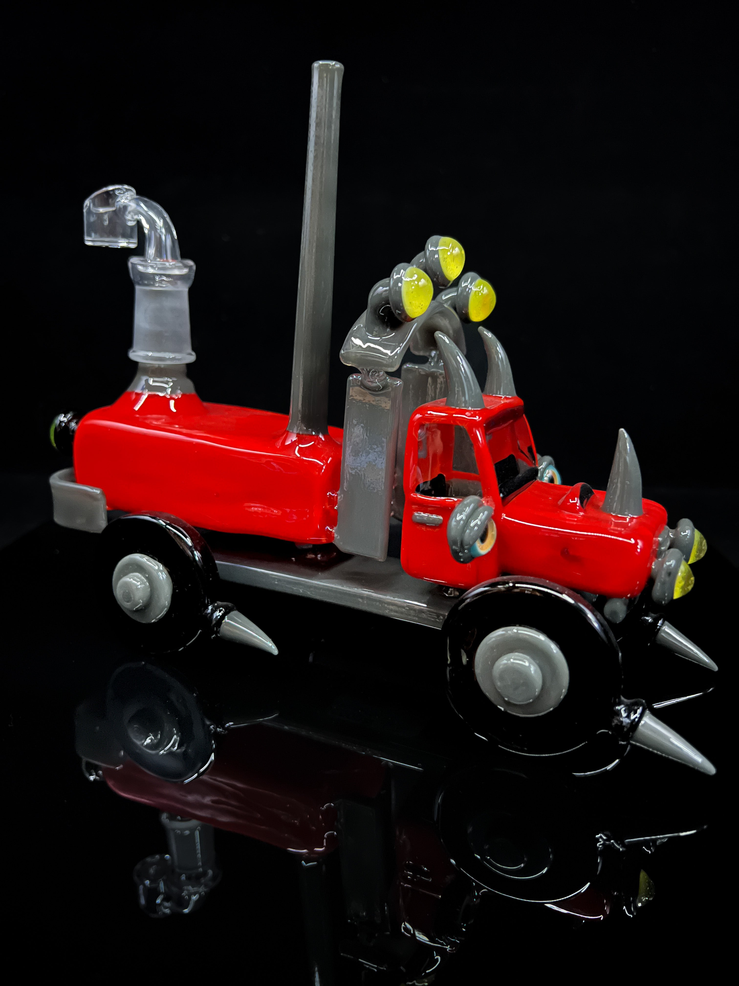 Elbo Glass Rig Joe P X Elbo Fire Truck Rig – Illuzion Glass Galleries
