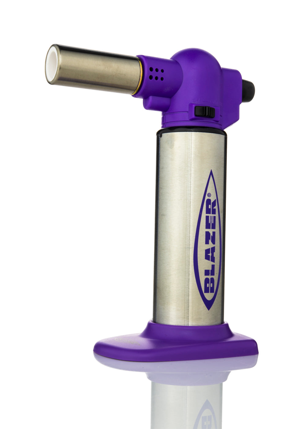 Blazer Big Buddy Turbo Torch in Purple and Stainless Steel