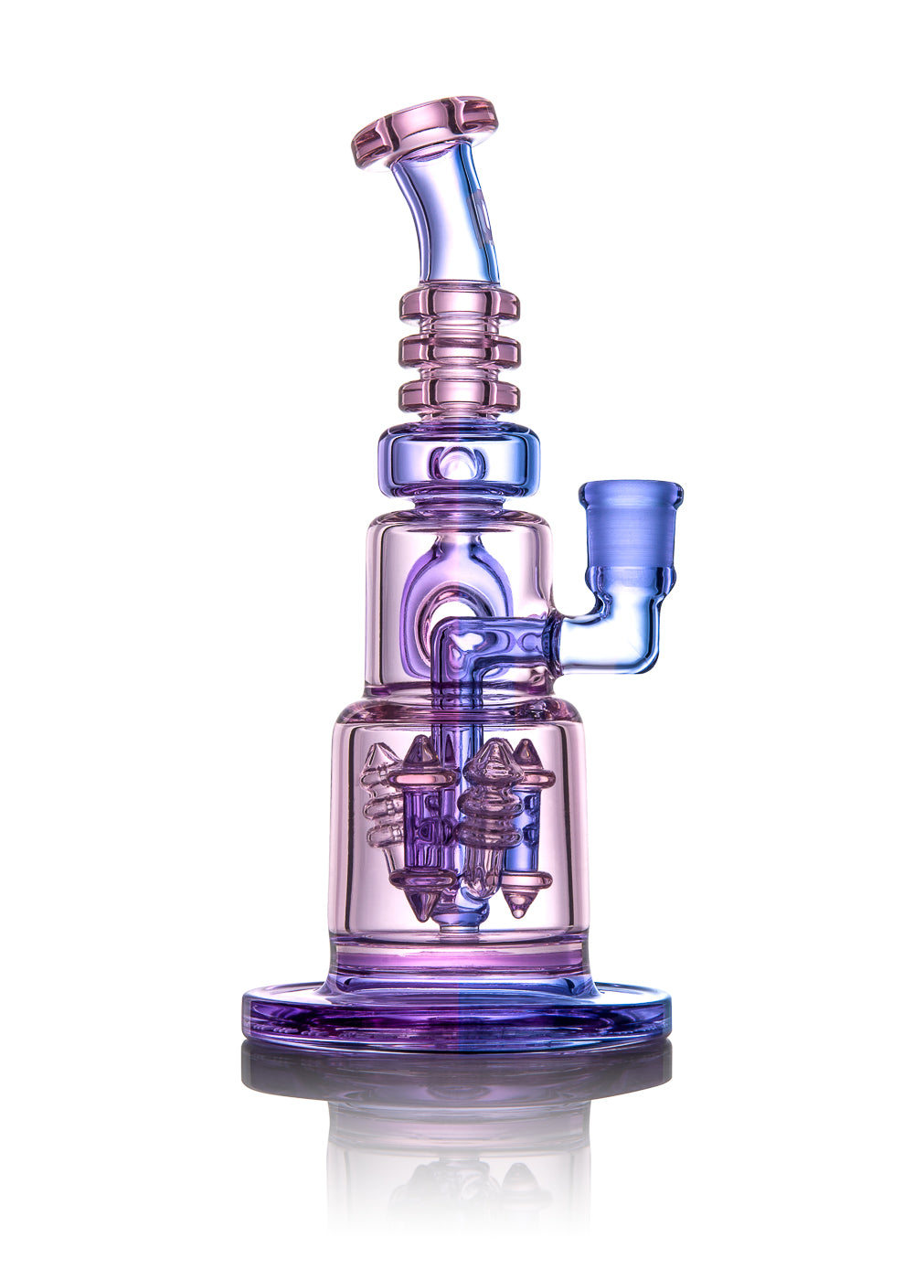 Ill Glass Custom Flux Cycler SP in CFL Colors Recycler