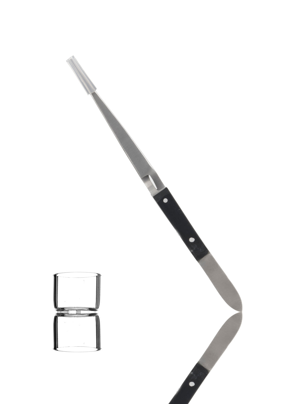 Quartz Insertable Joel Halen 30mm Quartz Insert with Tweezers – Illuzion Glass Galleries