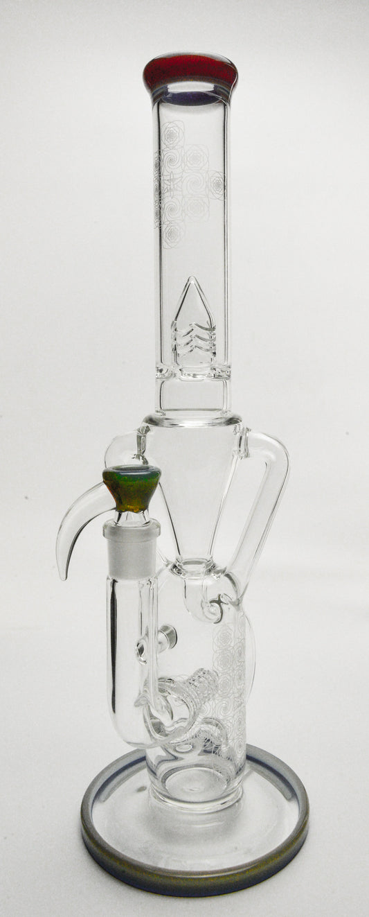 Ill Glass SSK Opalean Over Blue Satin