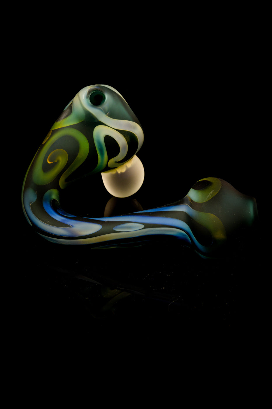 Frosted Saxophone Sherlock in Teal by Willow and Quinn