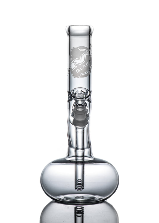 HVY 10" 38mm Clear Bent Neck Mini Tube
