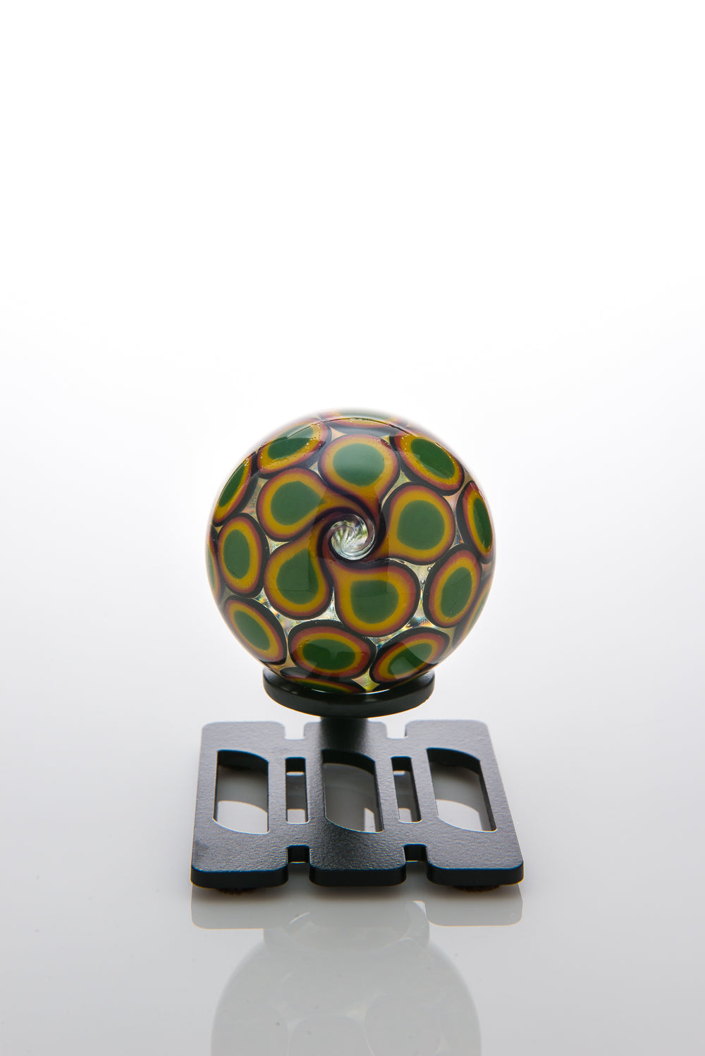 Tony Fusco Rasta Colored Retticello Marble with Worked Back