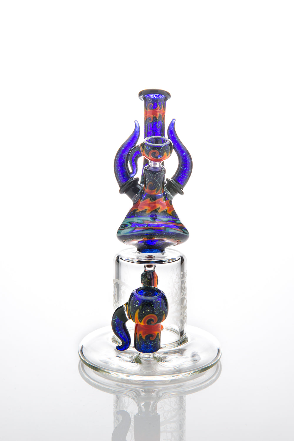 En4cer Vapor Bubbler with Mini Tube Mouthpiece Collaboration by Andy G and 4.0