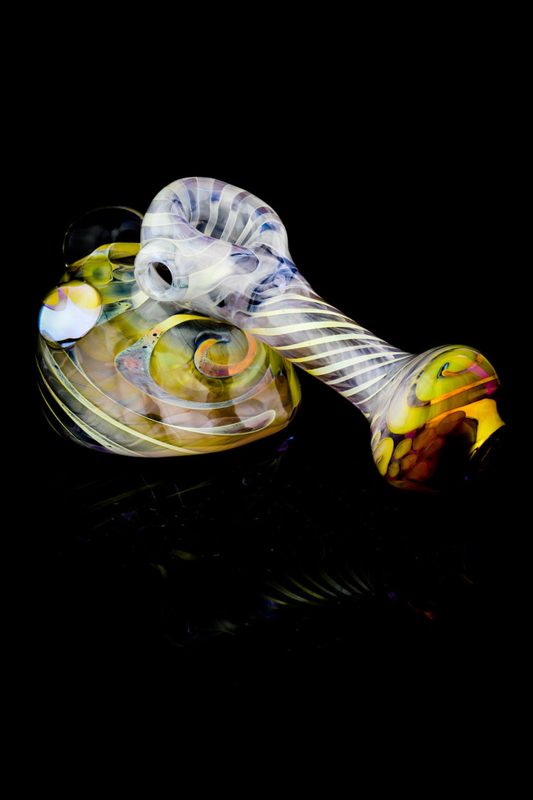 Large Full Color Hammer Bubbler in Pink by Willow and Quinn