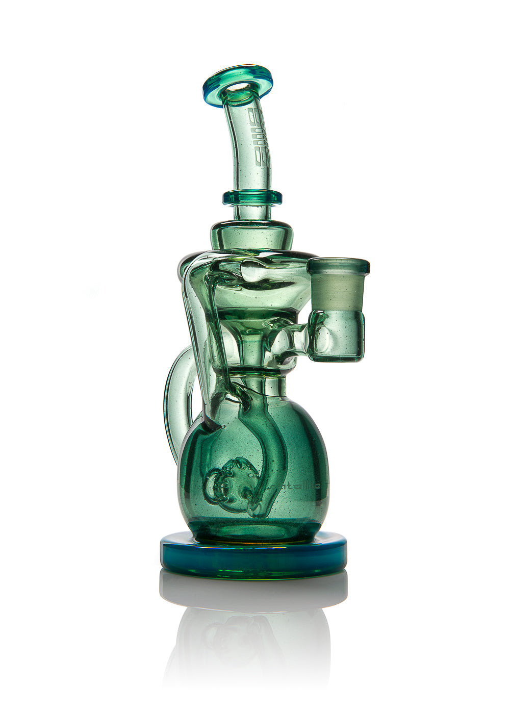Ill Glass Custom 14mm Female Satellite Recycler in Meta-Terrania and Subliminal Sparkle