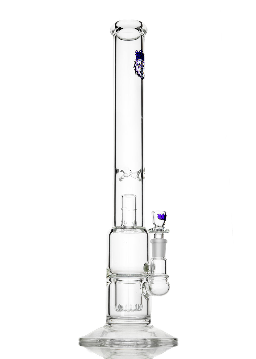 Manifest Glassworks Classic Diffy Cap Stemless with Purple and Black L ...