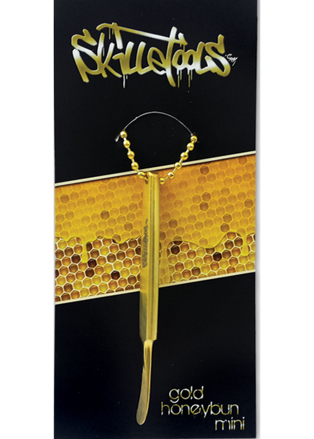 Skilletools Gold Honeybun Mini Key Chain Dabber