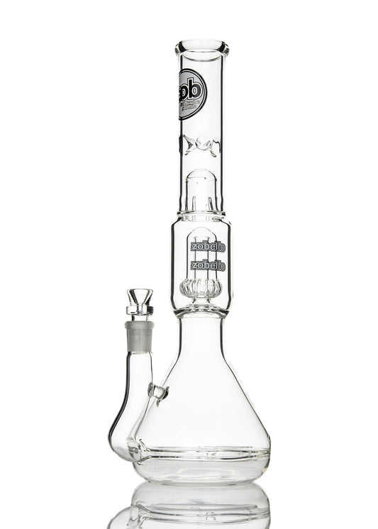 ZOB Zobello To UFO Beaker with White and Black Circle Logo Tube